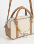 Bowling Cartera Bowling Con Charm - Blanco Crudo