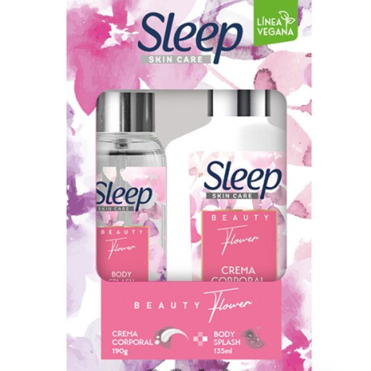 Set Sleep Beauty Flower Body Splash + Crema Corporal 