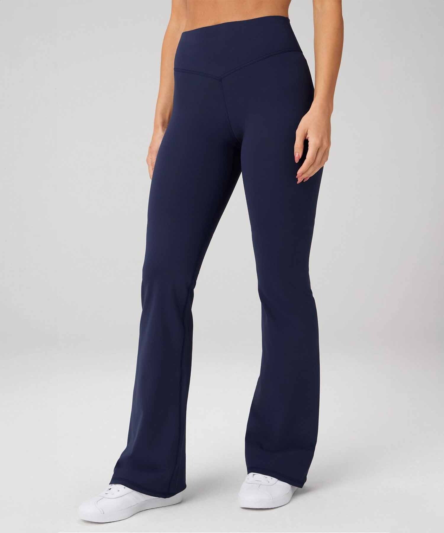 Leggings Flare PureLuxe High-Waisted TLC Kick Mujer Deep Navy