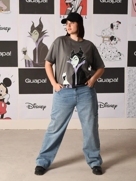 REMERA MALEFICENT ESTAMPADO 1