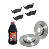 KIT DISCOS CON PASTILLAS Y LIQUIDO DE FRENO Kit Discos Con Pastillas Y Liquido De Freno