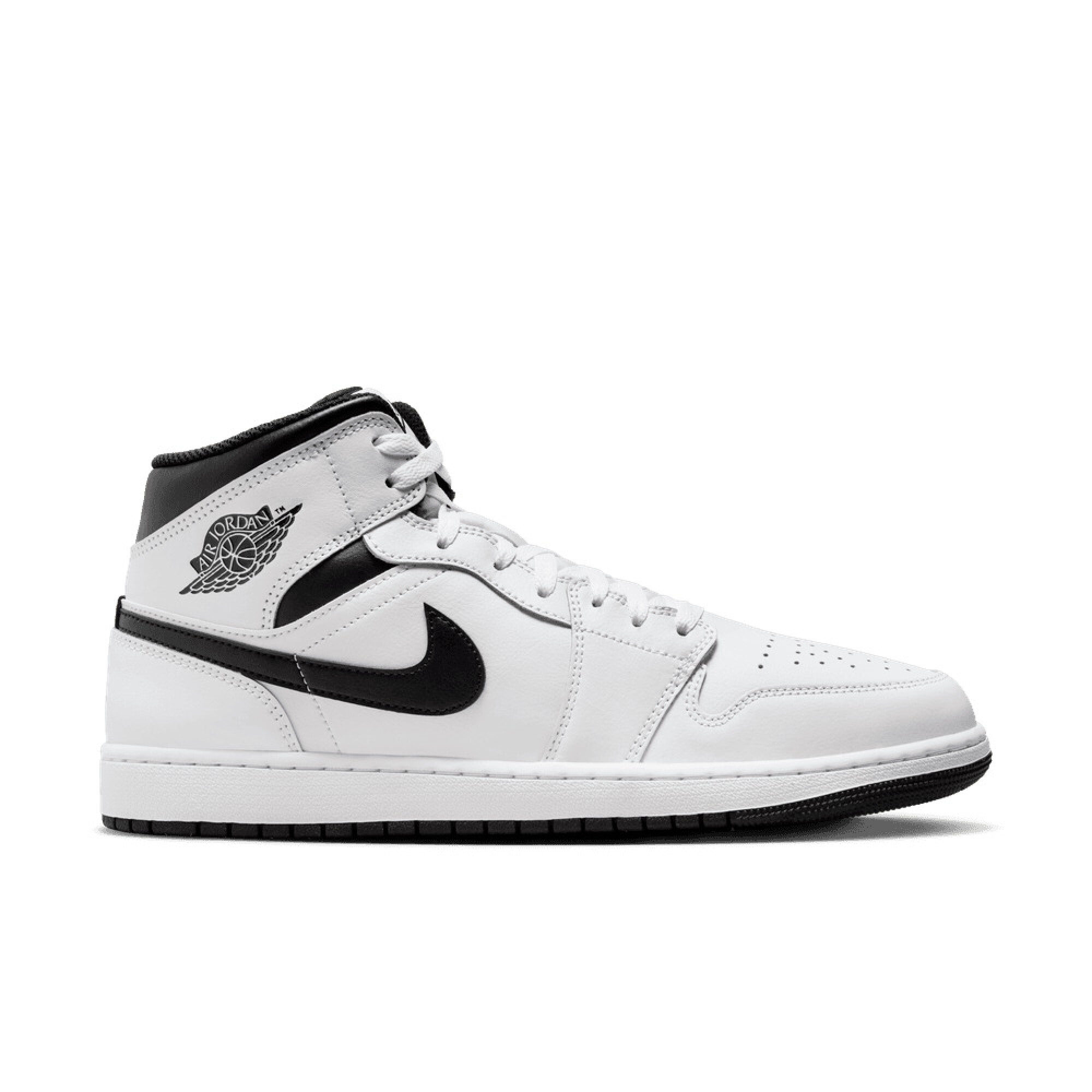 Zapatillas Air Jordan 1 Mid de Hombre Blanco Las Zapas