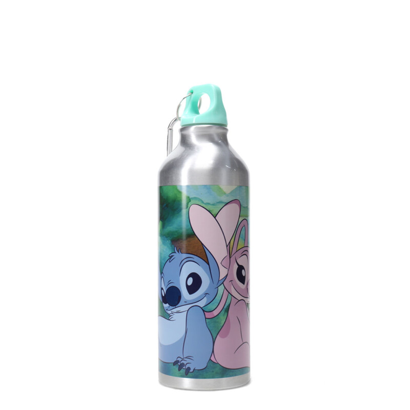 Botella Disney Stitch Aluminio 500Cc Azul