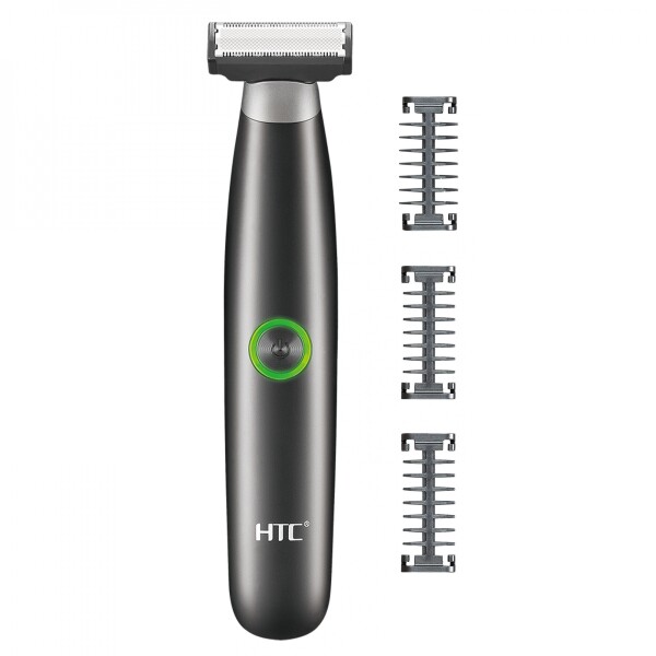 Afeitadora HTC Corta Pelo Barba Cuerpo Recargable GT-288 Variante Color Negro