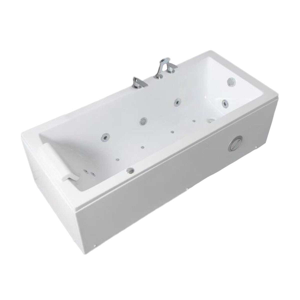 Hidromasaje Autoportante 160X70 Con Griferia A La Derecha Y 6 Jets Grandes Incluye 1 Frente De 1.60Mts. 