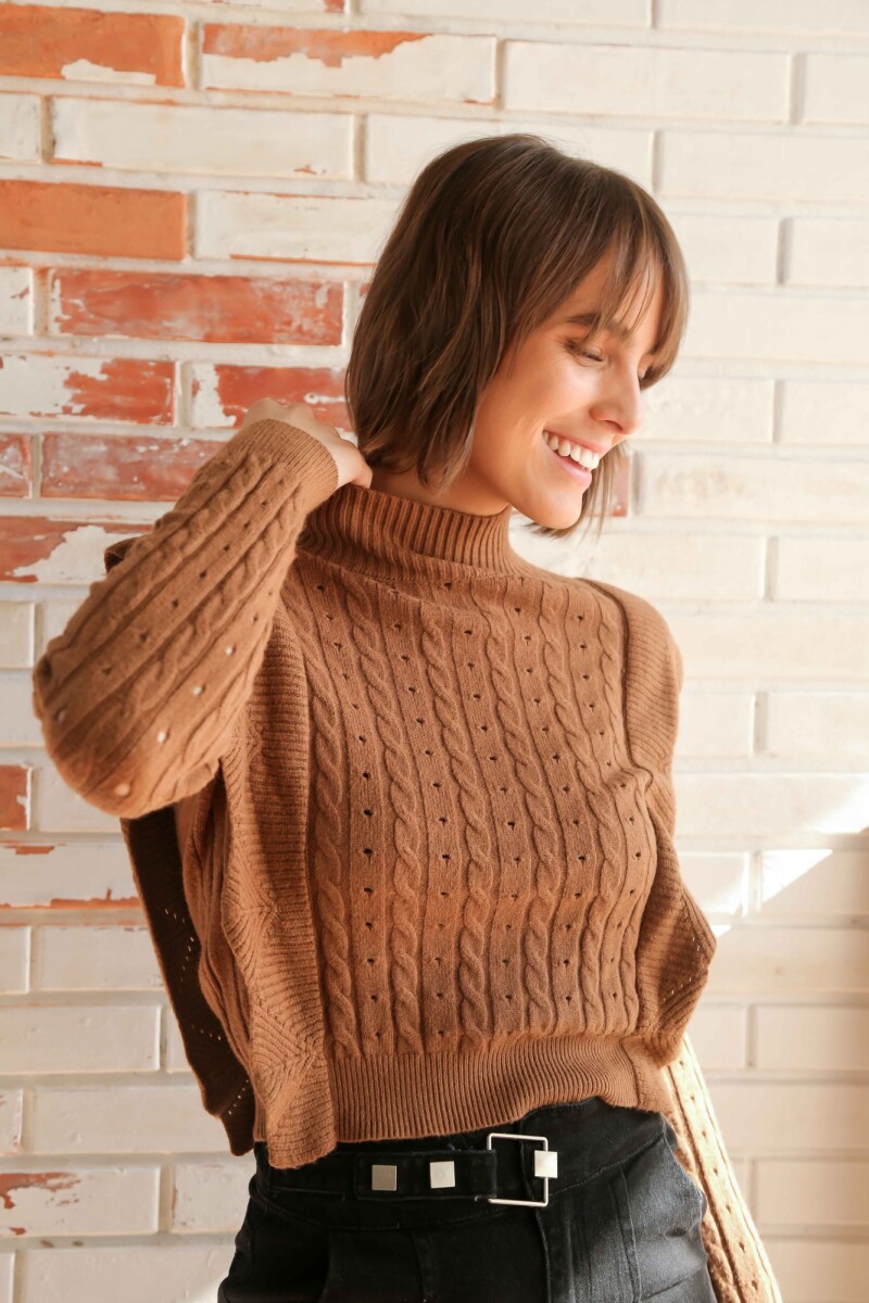 Sweater Bolero - Camel 