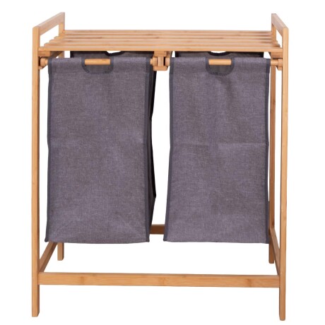 MULTIUSO DE BAÑO BAMBU GRIS DUAL