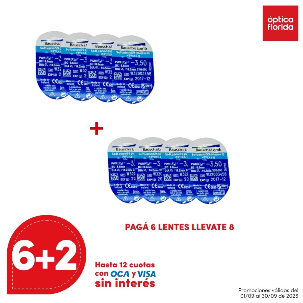Soflens 59- PROMO 6+2 