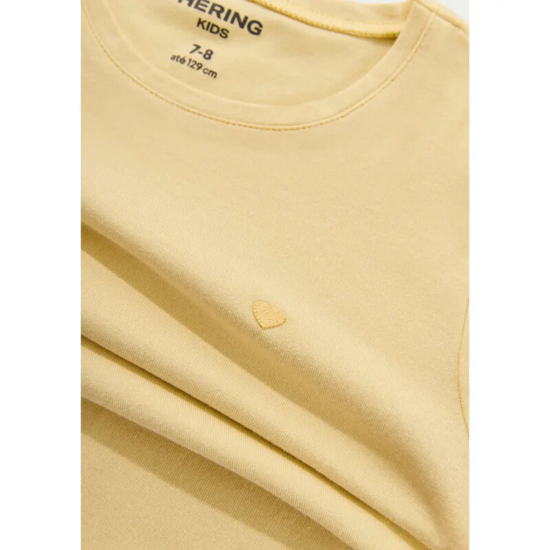CAMISETA MM FEM AMARELO CLARO