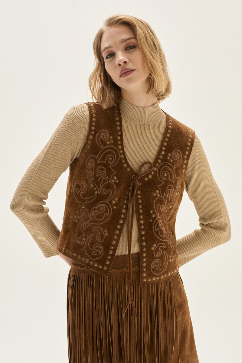 Chaleco Naomi - Camel 