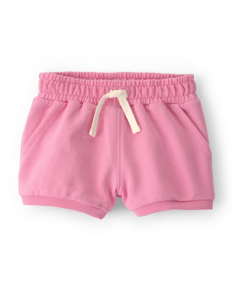 Short de algodón, rosado 