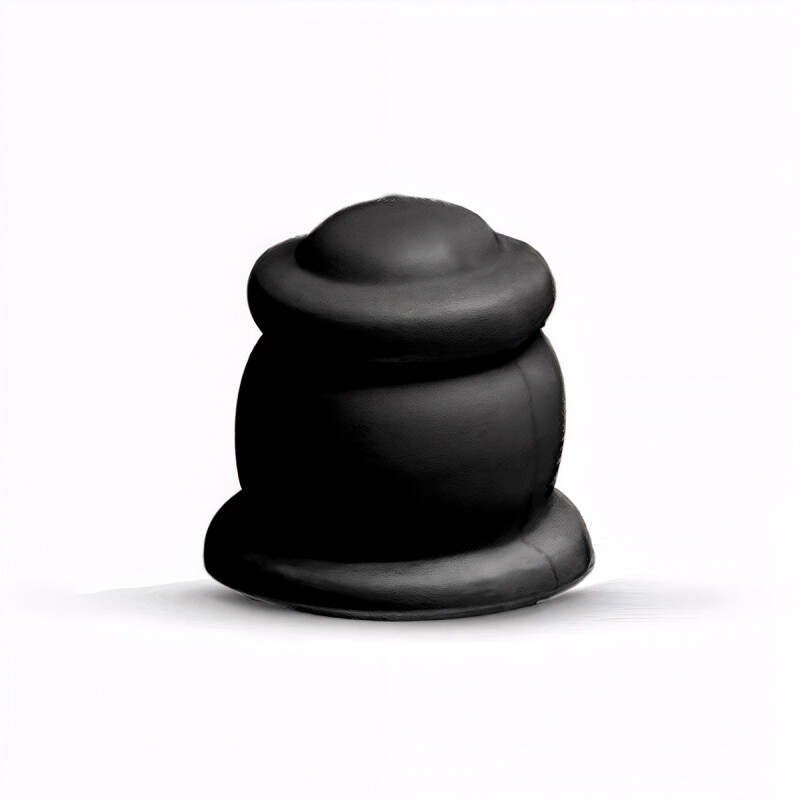 Barrote Cortina 3,50m 28mm + 2 soporte Negro NEGRO