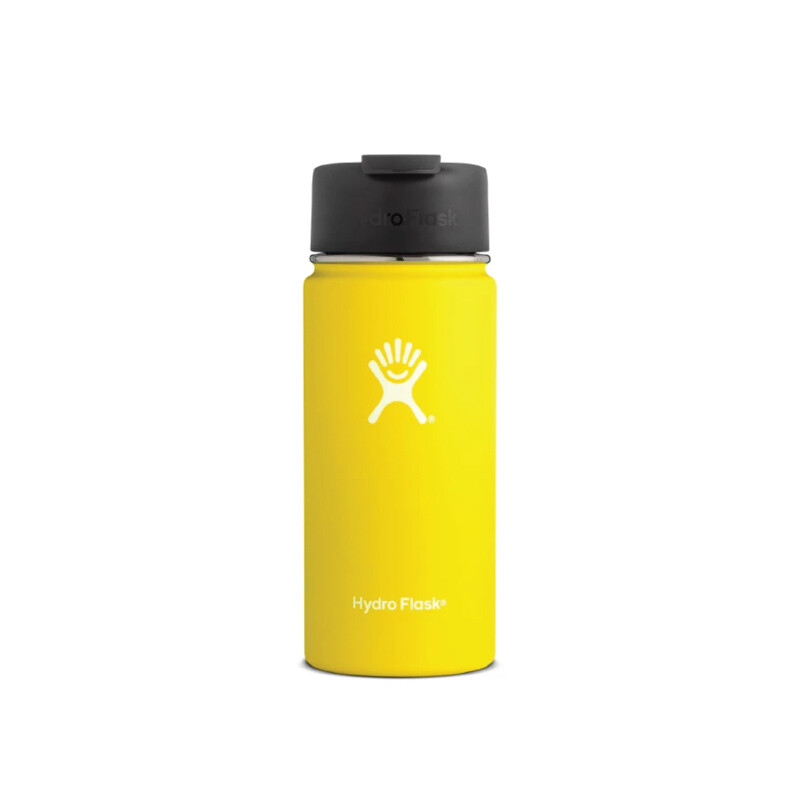 Botella 16 Oz. Wide Mouth Flip Lid Lemon