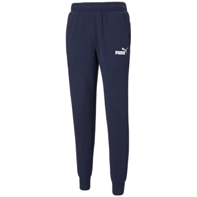 Pantalon de Hombre Puma Essentials Logo Azul Marino - Blanco