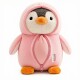 Manta De Apego Peluche C/Frazada 1.60m X 1.00m Inf. Pingüino