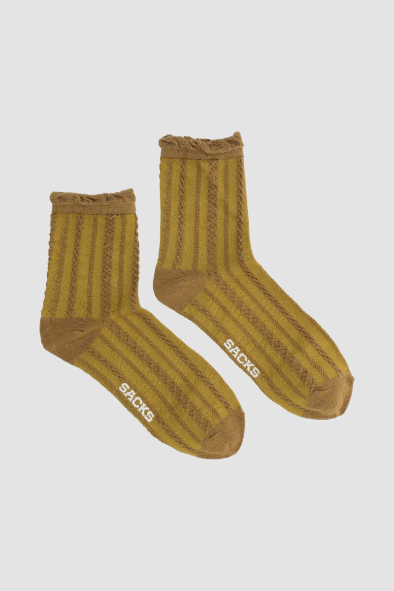 Medias de dama josefa Marron