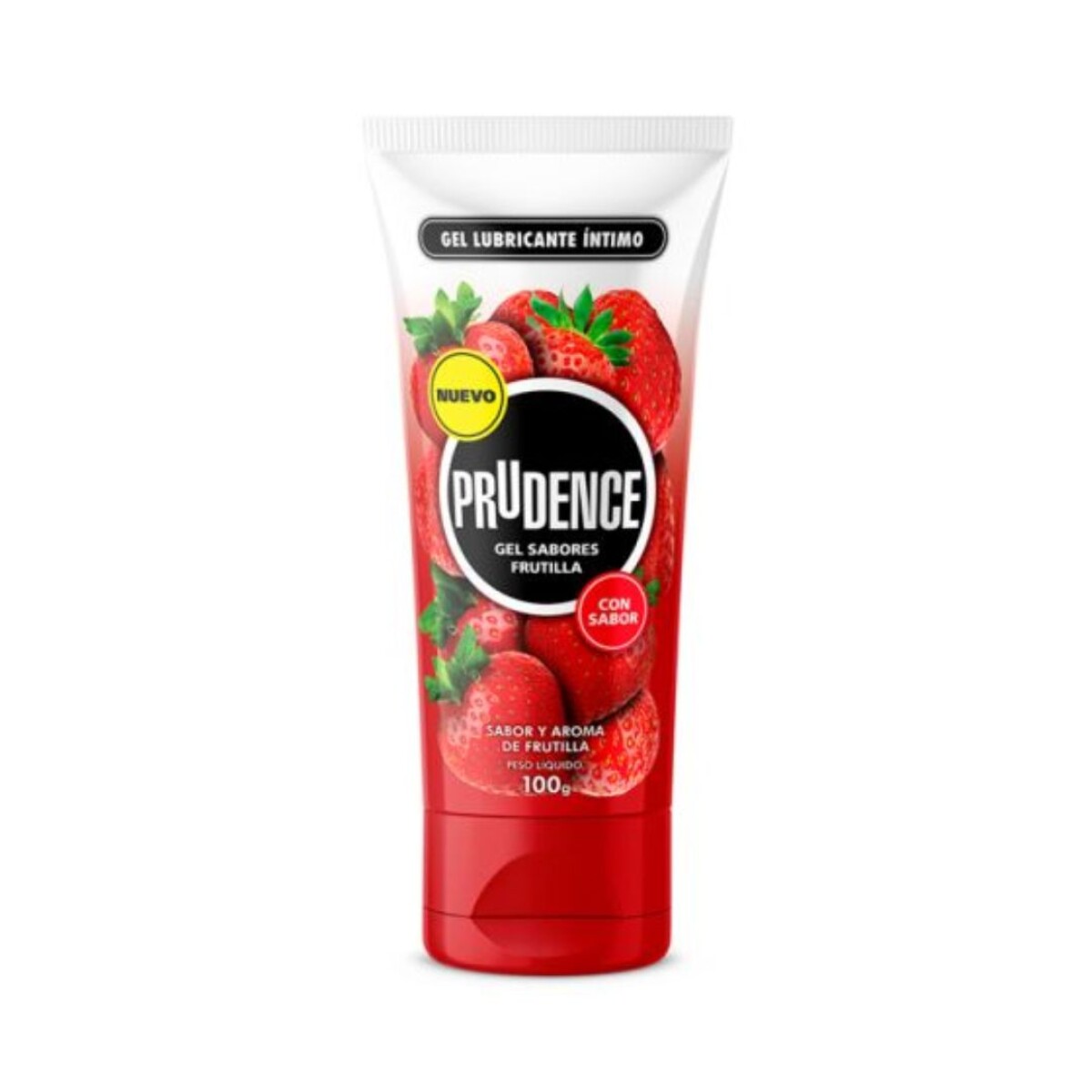 Gel Íntimo Lubricante Prudence - Frutilla 100 g 