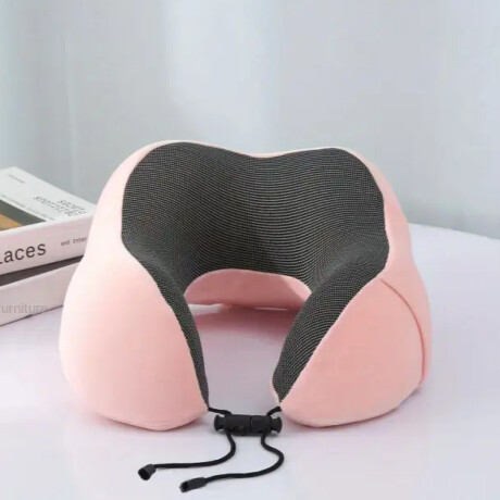 Almohada de viaje anatómica Rosa