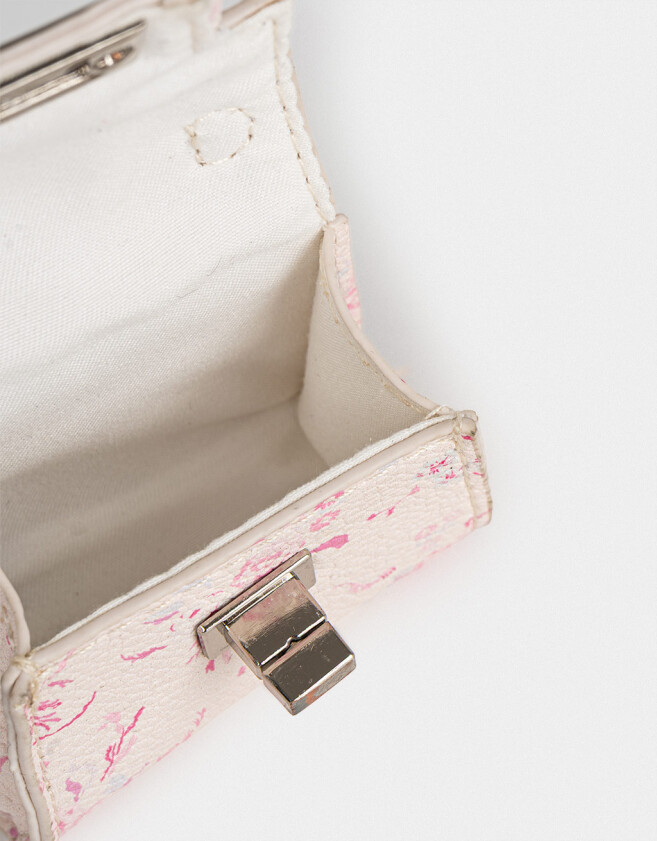 Monederos Monedero Formato Bolso Flores - Estampado Flores