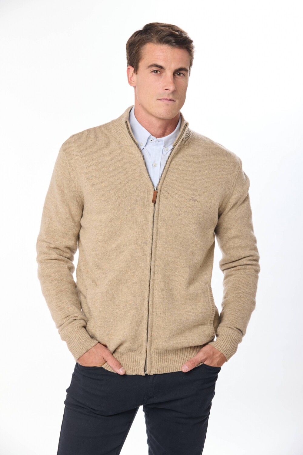 CAMPERA TEJIDA Beige