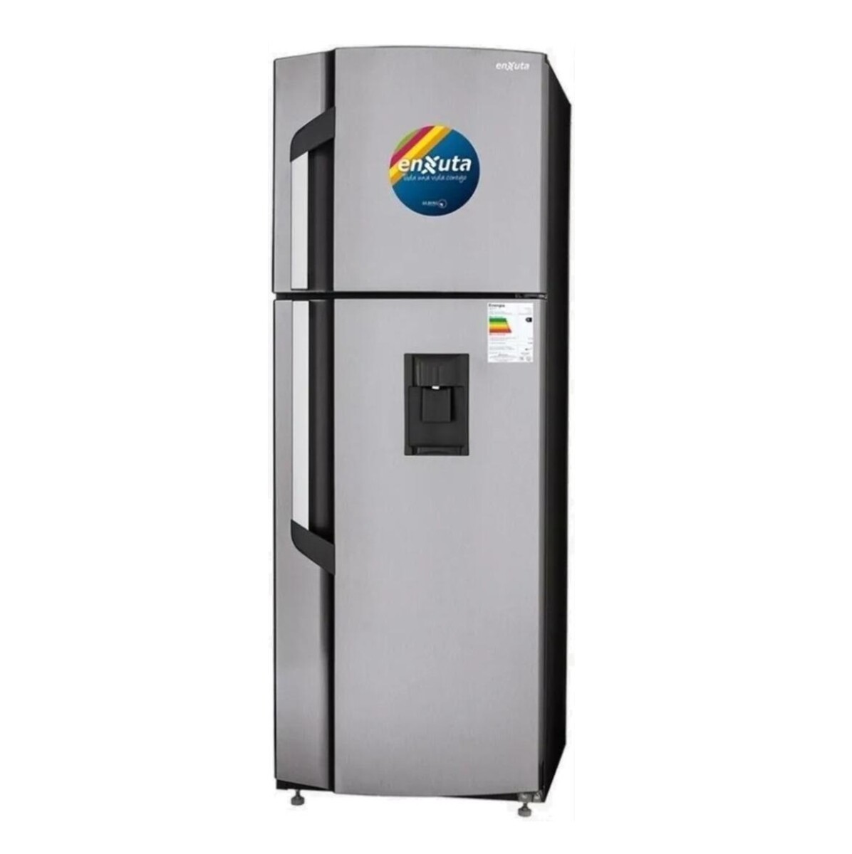 Heladera Con Freezer Enxuta Renx2280i Color Gris Con Capacidad De 275l 220v 