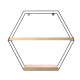 Estante hexagonal MADERA