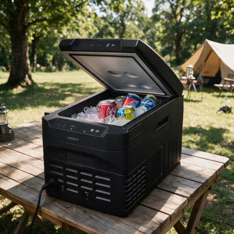heladera refrigerador portátil 21 litros apta para auto COLOR UNICO