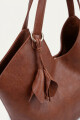 Cartera tote hobo tostado