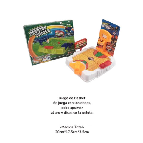 Outlet Juego de Basket para mesa en caja 21.5*17.5*4cm Outlet Juego De Basket Para Mesa En Caja 21.5*17.5*4cm