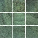 Ceramica Verde Brillo Textura 10X10Cm Piso Piscina GAMAS DE VERDE