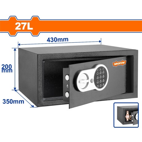 Caja Fuerte Digital Wadfow WEB1535 27L Universo Binario 001