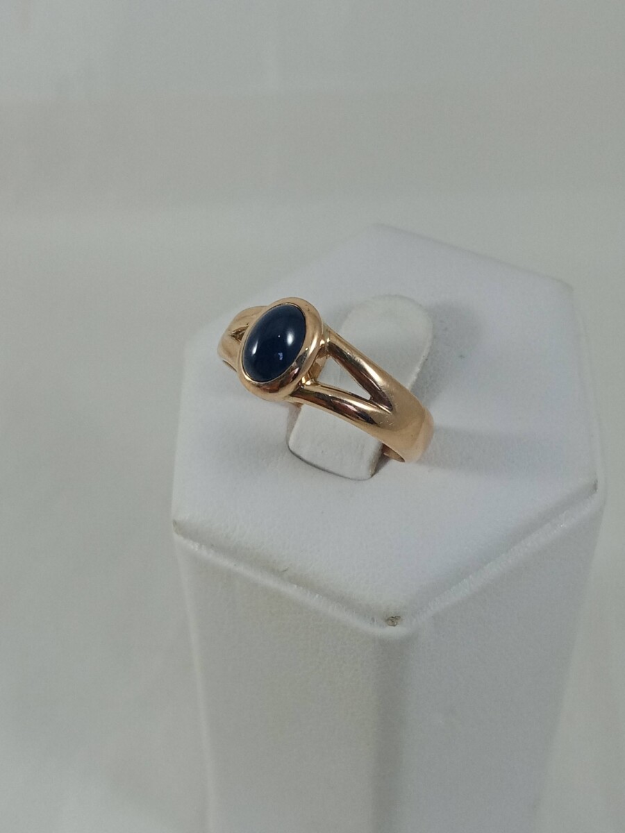 Anillo Zafiro Oro 18k 