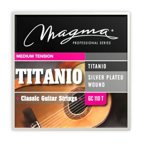 Encordado Guitarra Clásica Magma Tens. Media Titanium GC110T Unica
