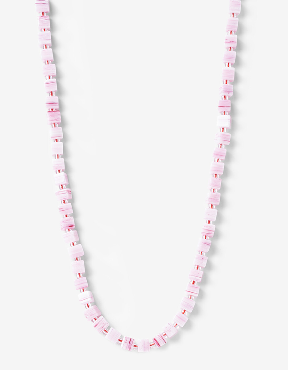 Collar Largo Cubitos Glass 