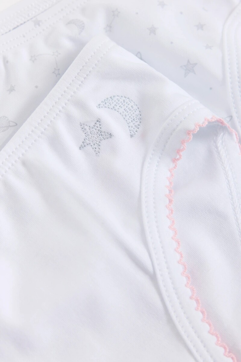 SET BOMBACHAS X 2 GALAXY Rosa/blanco