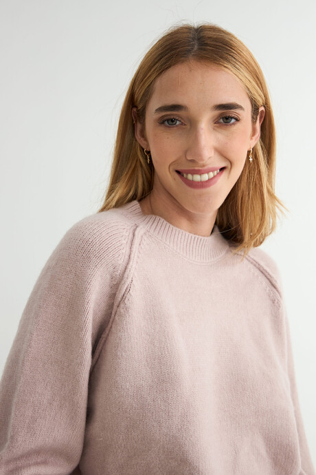 BUZO TEJIDO CALÉNDULA ROSADO