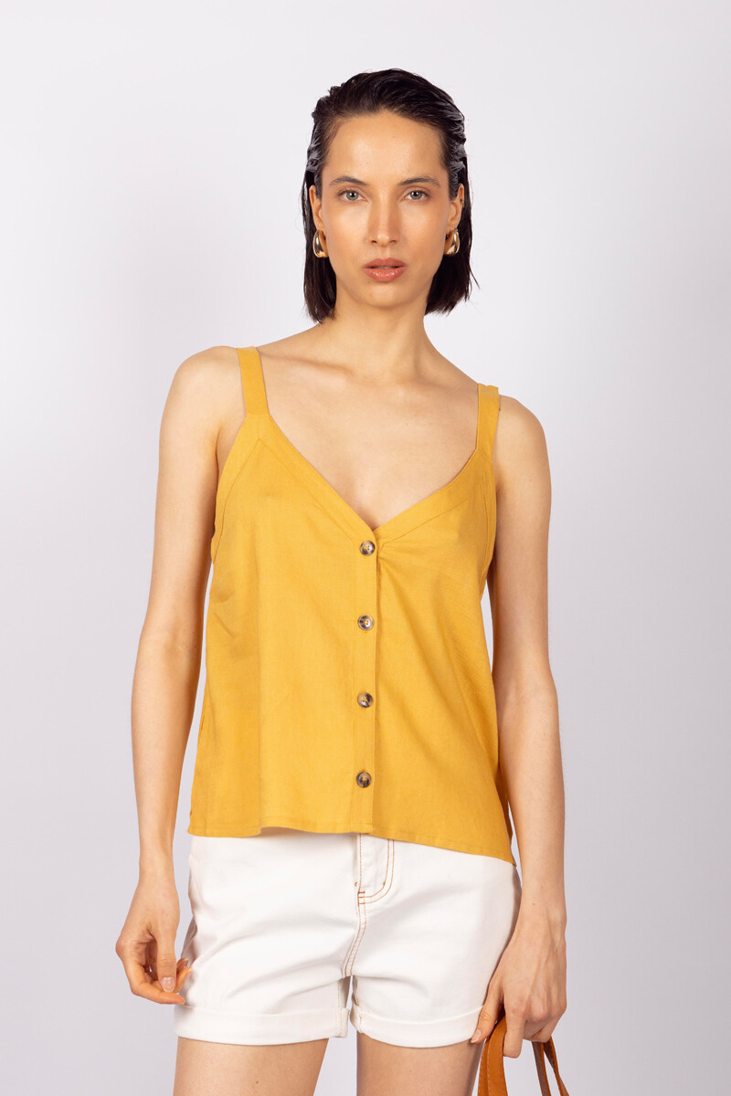 Musculosa Melisa - Mostaza 