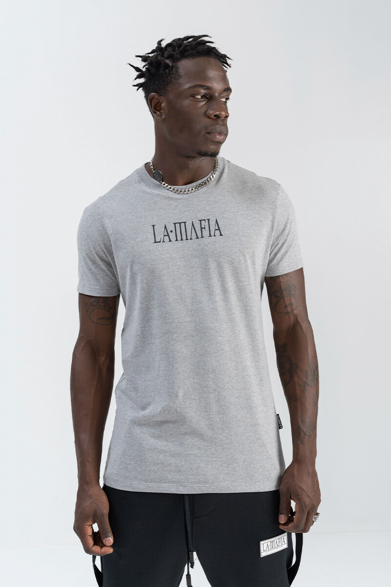 REMERA GRIS CLARO LM 