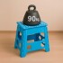Banco Plegable Multiuso Resistente Banquito 32 Cm Alto 90 Kg Color Variante Azul