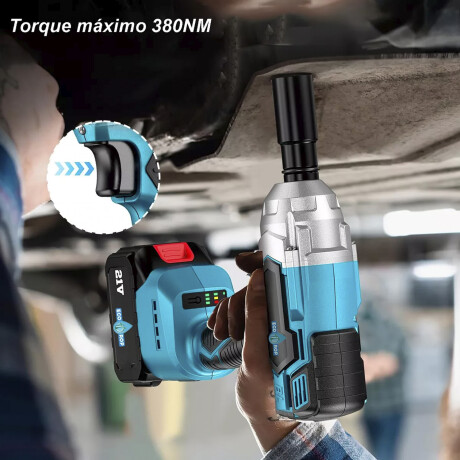 Llave de Impacto Atornillador Brushless EcoDrop 21V 380NM + Accesorios Llave de Impacto Atornillador Brushless EcoDrop 21V 380NM + Accesorios