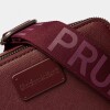 Bandolera New Penny En Efecto Cuero Zaffiano Berry
