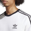Remera Adidas Original 3-Strippes de Hombre - IA4846 Blanco-negro