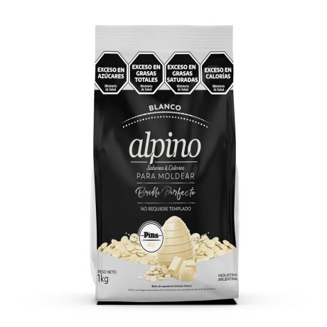 Chocolate Blanco para Moldear Alpino 1KG para Reposteria 001