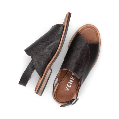 SANDALIAS CUERO - FATIMA MARRON