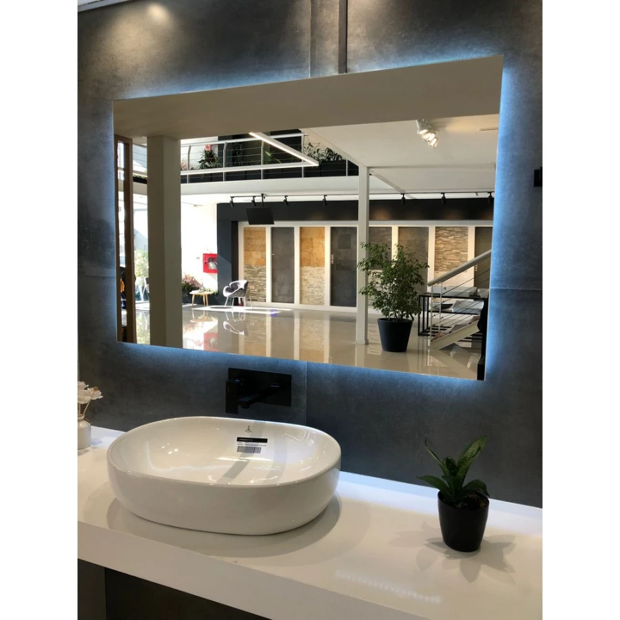 Espejo Rectangular Con Led 120 x 80 Espejo Rectangular Con Led 120 x 80