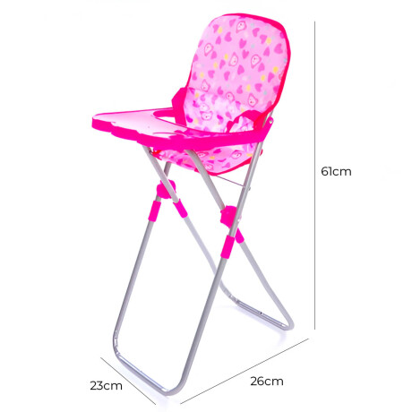 Set 4 En 1 Muñeca Bebe+ Coche Silla Hamaca Mecedor Jug003102
