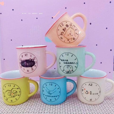 Taza de cerámica reloj 70ml Taza De Cerámica Reloj 70ml