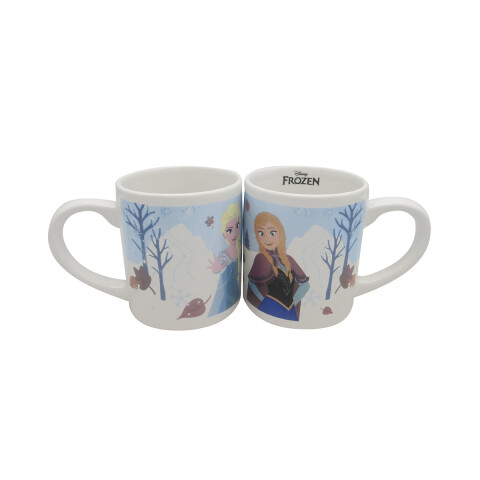 Set X3 de Cerámica Infantil Frozen Plato, Taza y Bowl CELESTE