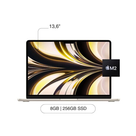 APPLE MACBOOK AIR 13.6' M2/8GB/256GB APPLE Macbook Air MLY13LLA 13.6' 256GB SSD / 8GB M2 Chip - Starlight