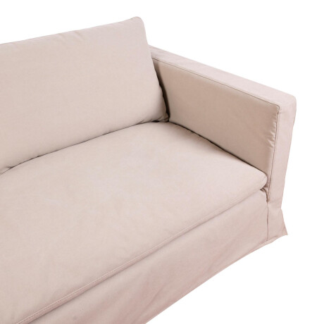 SOFÁ 3 CUERPOS TELA NATURAL-BEIGE NUNU BEIGE